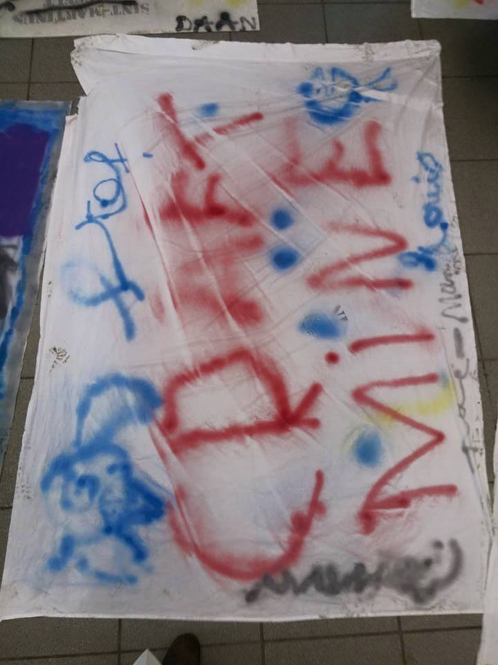 Sint-Martinus den XIIde - Graffiti activiteit WK 2015